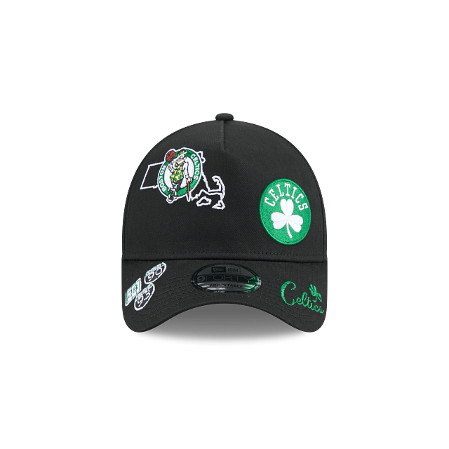 Boston Celtics NBA All Over Team 9FORTY A-Frame Snapback