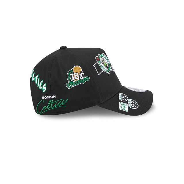 Boston Celtics NBA All Over Team 9FORTY A-Frame Snapback