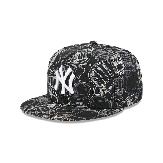 New York Yankees MLB Cap Scramble 59FIFTY Cerrada
