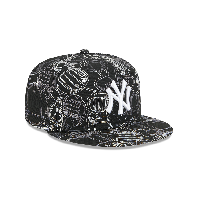 New York Yankees MLB Cap Scramble 59FIFTY Cerrada