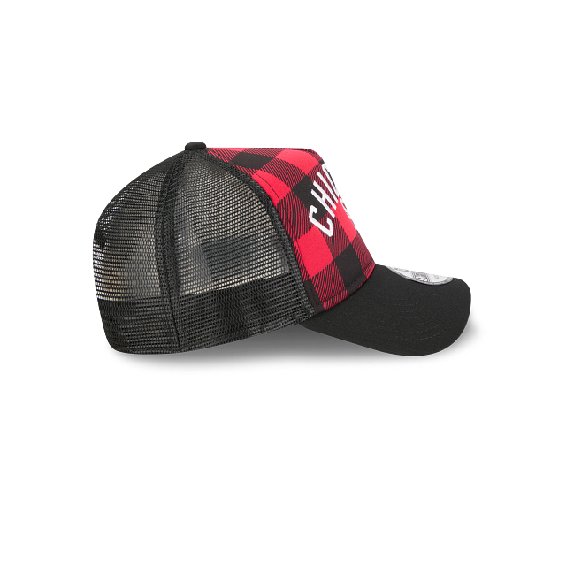 Chicago White Sox MLB Novelty Check 9FORTY A-Frame Trucker Snapback