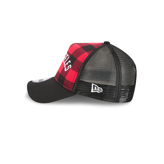 Los Angeles Dodgers MLB Novelty Check 9FORTY A-Frame Trucker Snapback