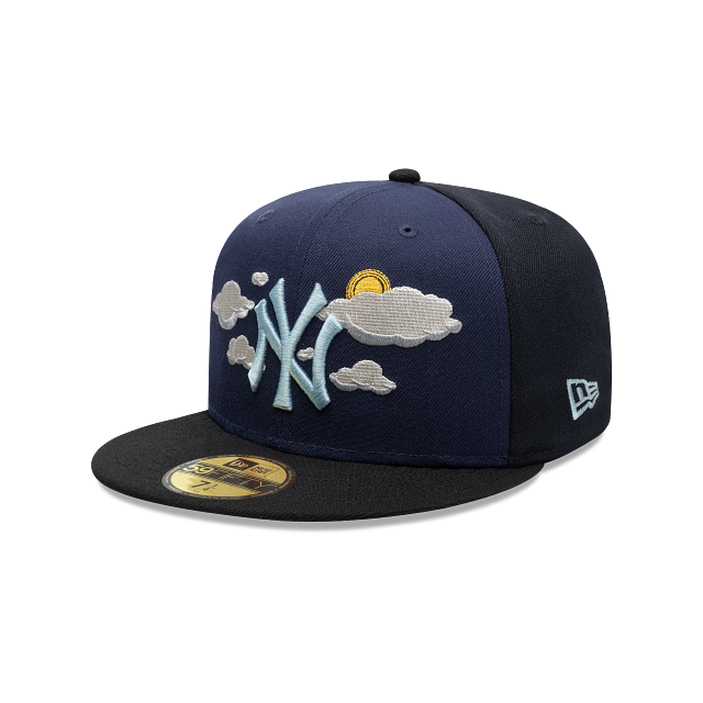 New York Yankees MLB Clouds 59FIFTY Cerrada