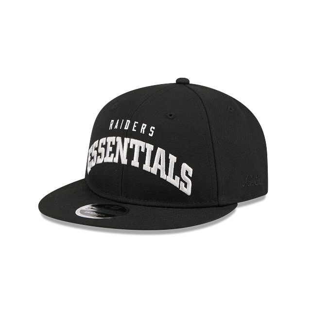 Las Vegas Raiders Fear of God Essentials X NFL 9FIFTY Retro Crown Snapback