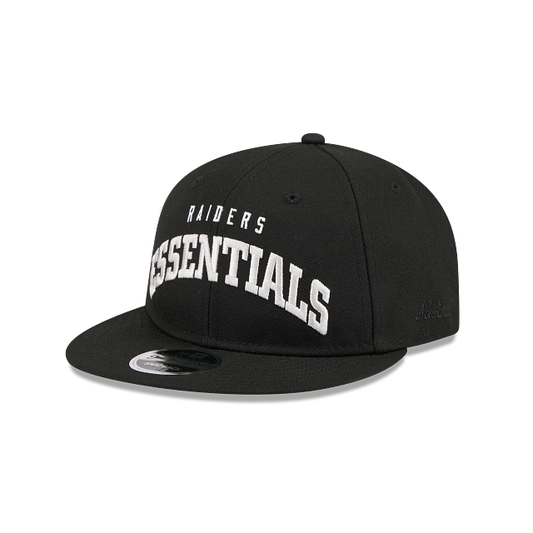 Las Vegas Raiders Fear of God Essentials X NFL 9FIFTY Retro Crown Snapback