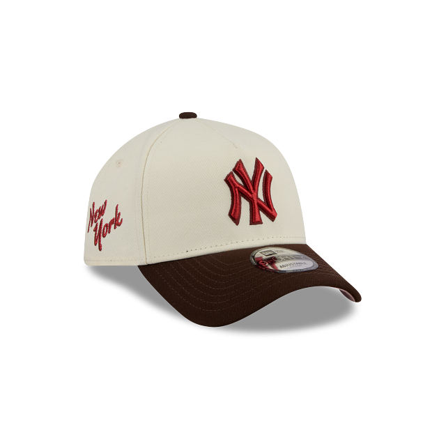 New York Yankees MLB City Script 9FORTY A-Frame Snapback