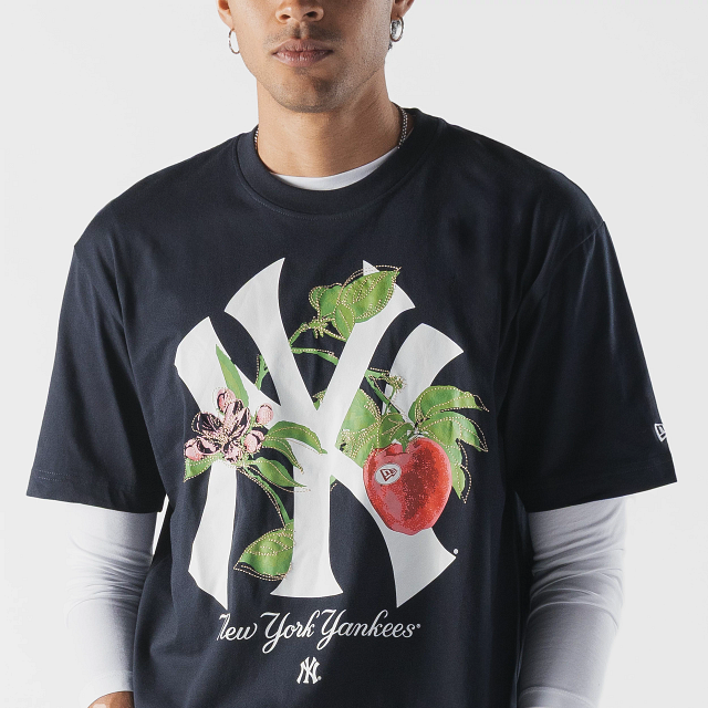 New York Yankees MLB Fruit Playera Manga Corta