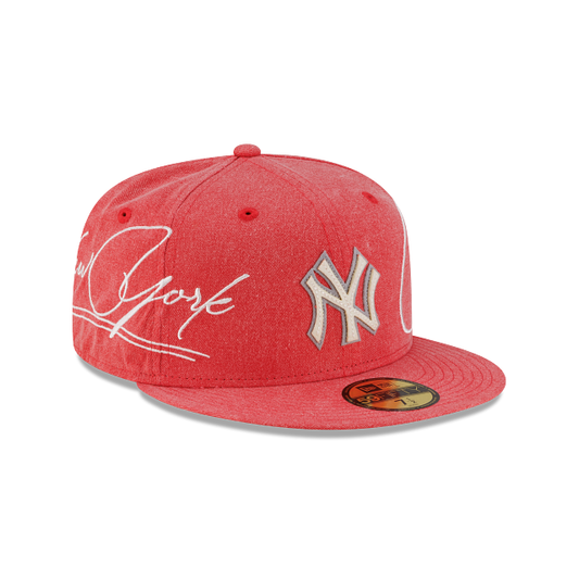 New York Yankees MLB Script Wash 59FIFTY Cerrada