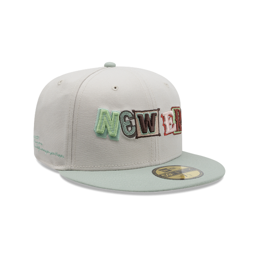 New Era DIY Note 59FIFTY Cerrada Beige