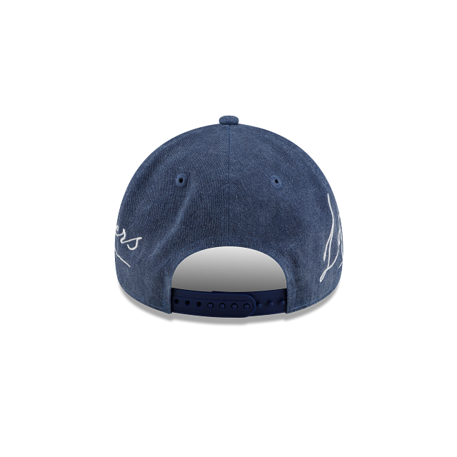 Los Angeles Dodgers MLB Script Wash 9FORTY A-Frame Snapback