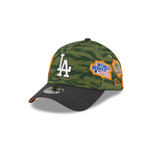 Los Angeles Dodgers MLB Tiger Camo 9FORTY A-Frame Snapback