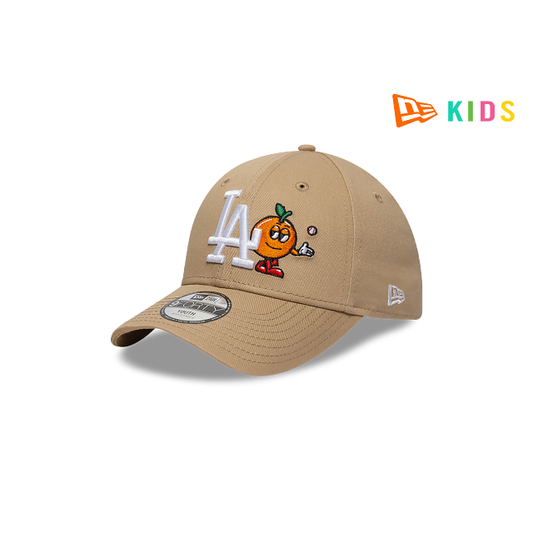 Los Angeles Dodgers MLB Fruit Icon Orange 9FORTY Strapback para Niña o Niño