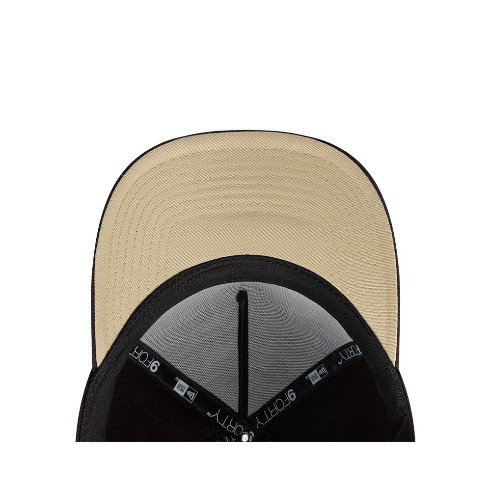 New Era Melton Wool Brown 9FORTY A-Frame Snapback