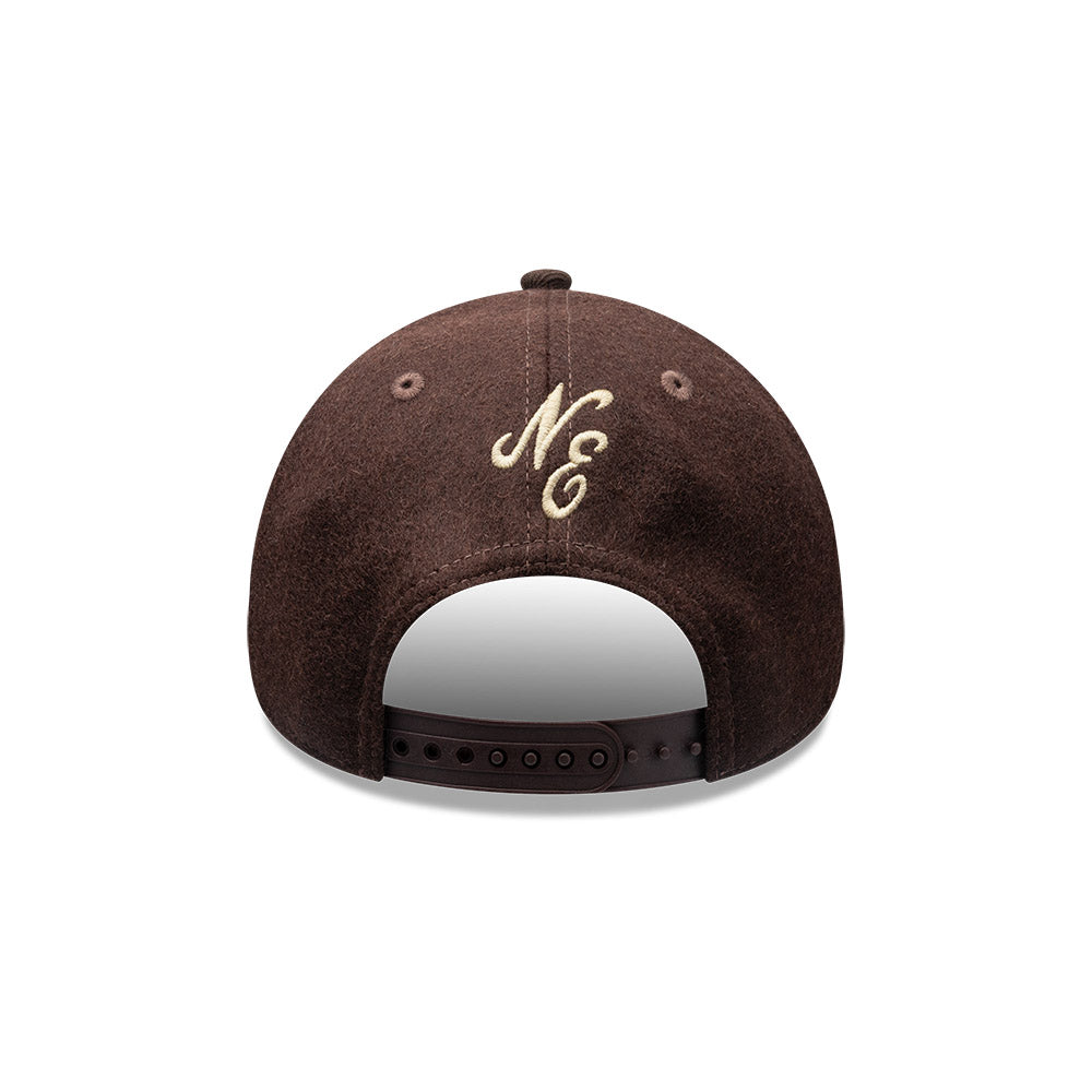 New Era Melton Wool Brown 9FORTY A-Frame Snapback