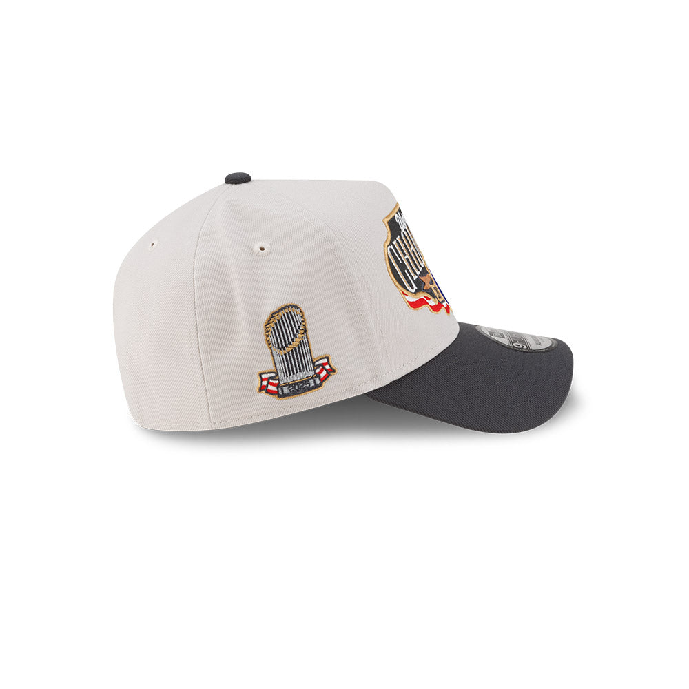 Los Angeles Dodgers MLB World Series Champions 2025 Locker Room 2025 9FORTY A-Frame Snapback