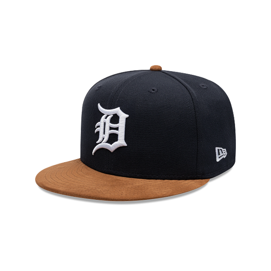 Detroit Tigers MLB Suede Visor 59FIFTY Cerrada
