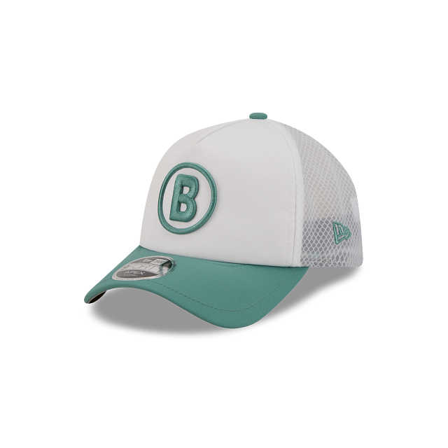 Boston Red Sox MLB City Connect Batting Practice 9FORTY Trucker Snapback
