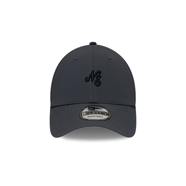 New Era Mini Logo Recycled 9FORTY Strapback Gris