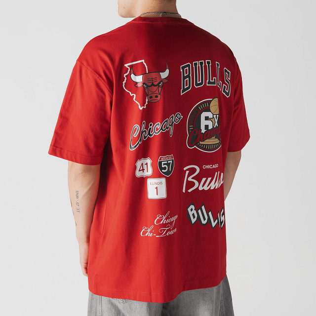 Playera Manga Corta Chicago Bulls NBA World