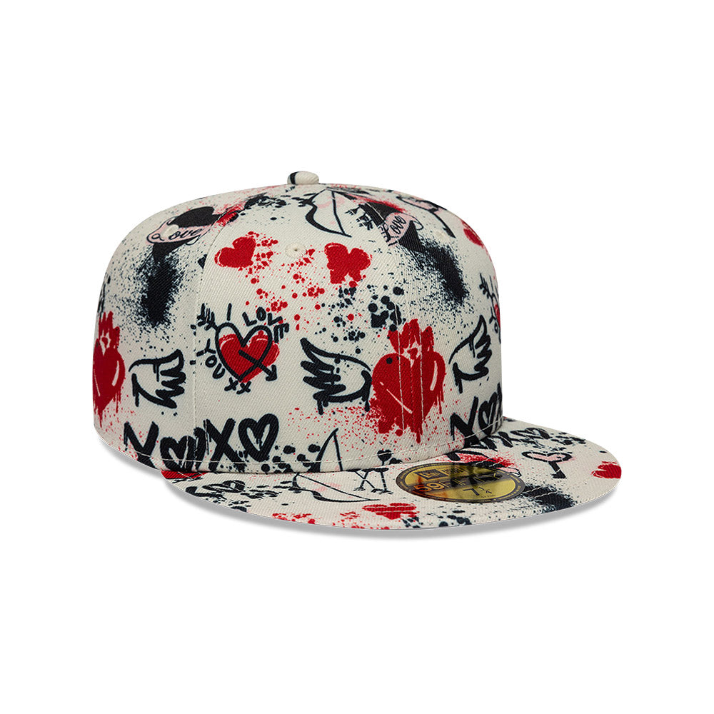 New Era All Over Print Valentine's Day 59FIFTY Cerrada