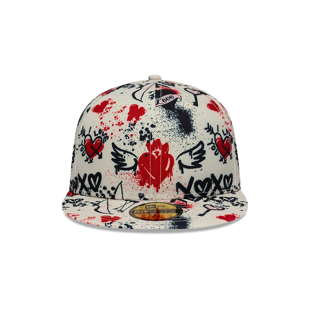 New Era All Over Print Valentine's Day 59FIFTY Cerrada