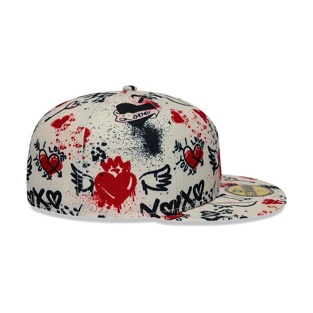 New Era All Over Print Valentine's Day 59FIFTY Cerrada