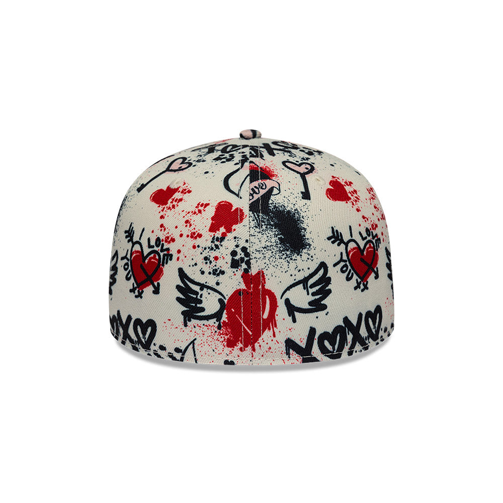 New Era All Over Print Valentine's Day 59FIFTY Cerrada