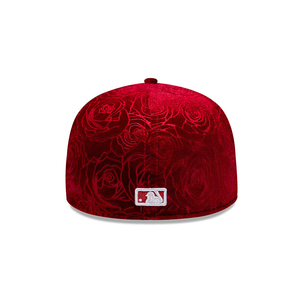 New York Yankees MLB Floral Velour 59FIFTY Cerrada