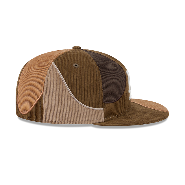 Los Angeles Dodgers MLB Corduroy Patchwork 59FIFTY Cerrada