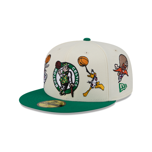 Boston Celtics Space Jam X NBA All Over 59FIFTY Cerrada