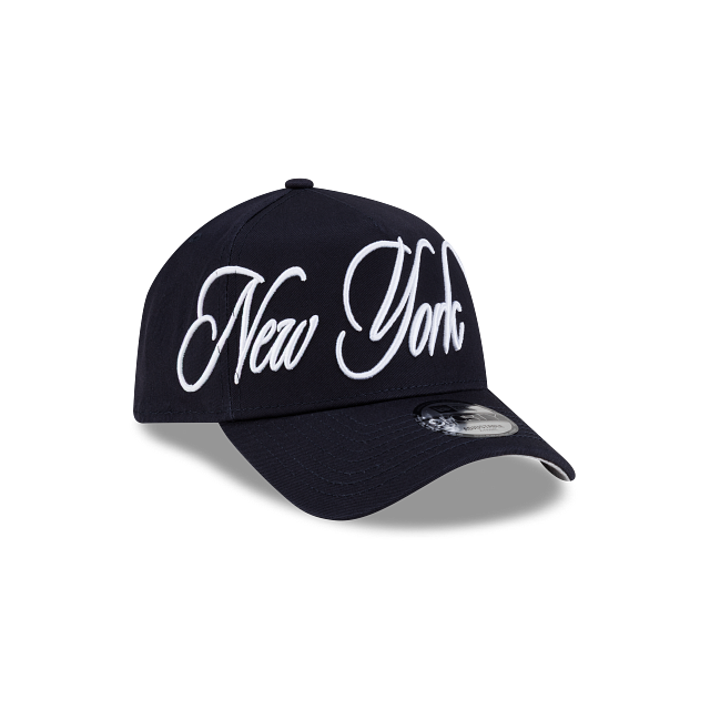 New York Yankees MLB City Script 9FORTY A-Frame Snapback