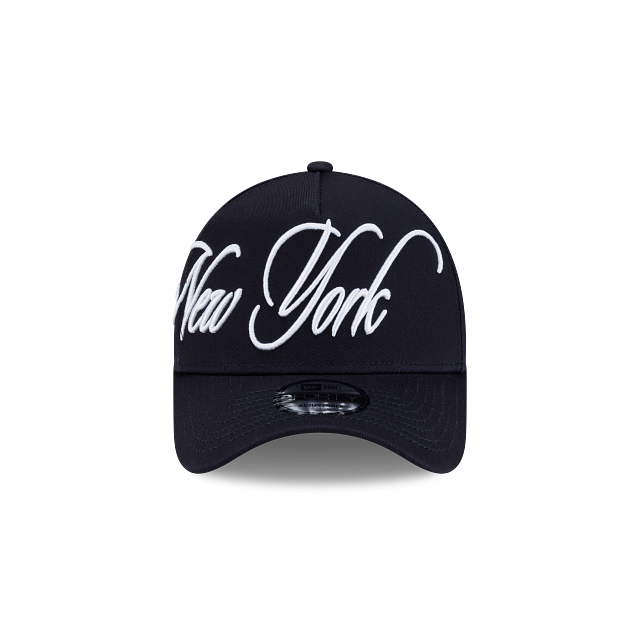 New York Yankees MLB City Script 9FORTY A-Frame Snapback