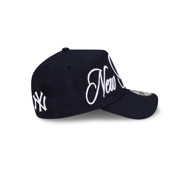 New York Yankees MLB City Script 9FORTY A-Frame Snapback