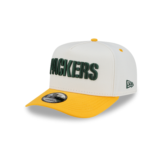 Green Bay Packers NFL 2Tone Team Script 9FIFTY A-Frame Snapback