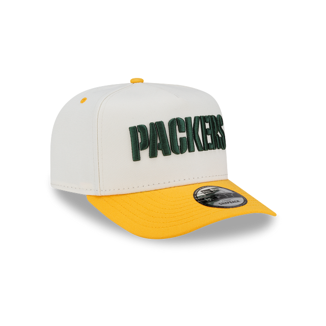 Green Bay Packers NFL 2Tone Team Script 9FIFTY A-Frame Snapback