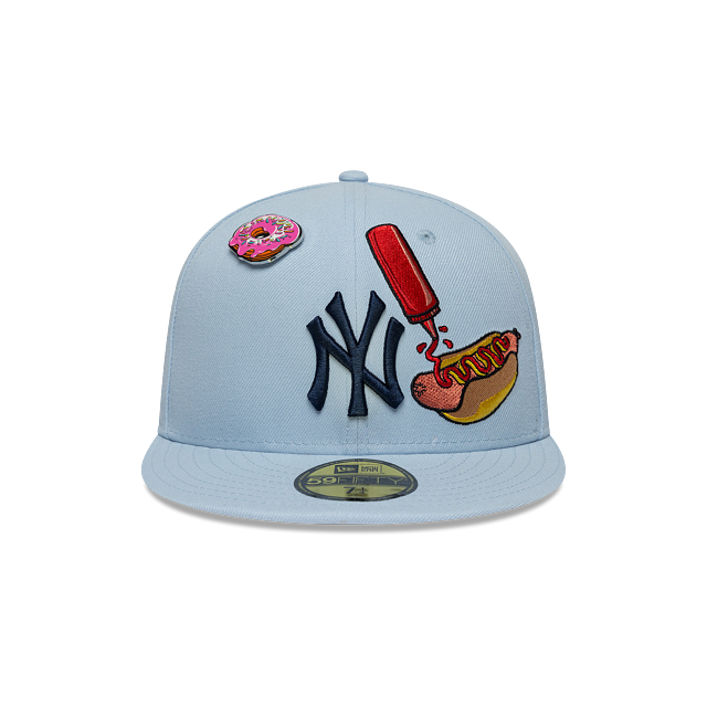 New York Yankees MLB Food Graphic 59FIFTY Cerrada