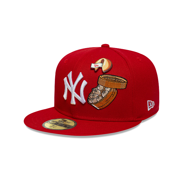 New York Yankees MLB Food Graphic 59FIFTY Cerrada Roja