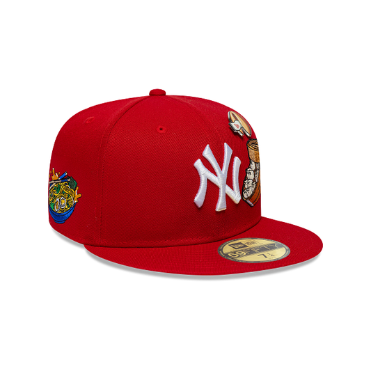 New York Yankees MLB Food Graphic 59FIFTY Cerrada Roja