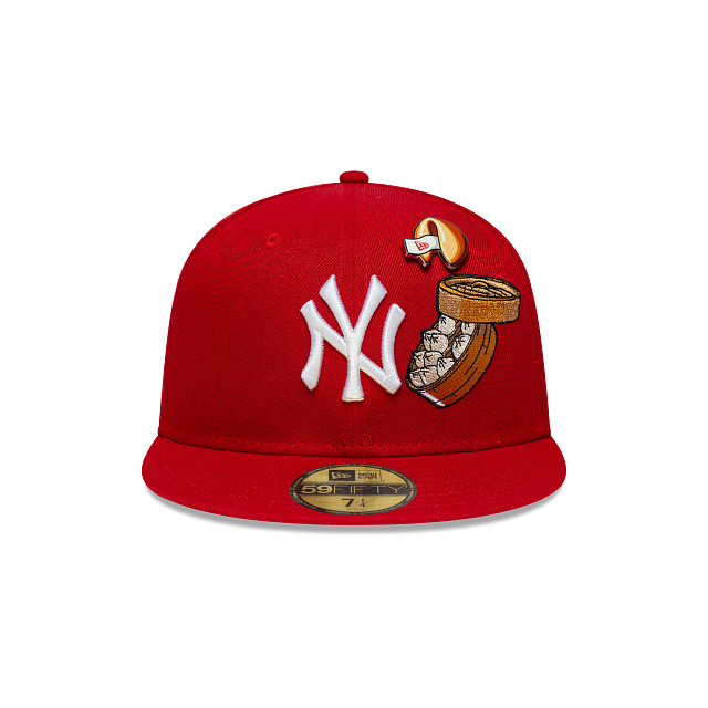 New York Yankees MLB Food Graphic 59FIFTY Cerrada Roja