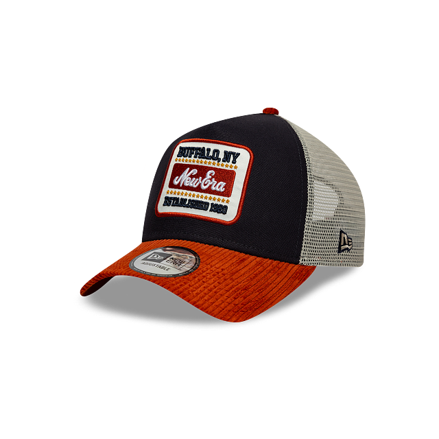 New Era Branded Patch Cord 9FORTY A-Frame Trucker Snapback
