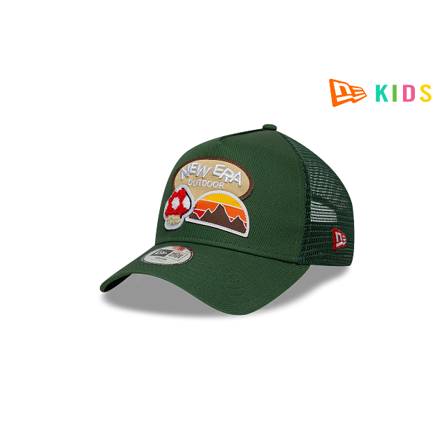 New Era Outdoor 9FORTY A-FRAME Trucker Snapback para Niño o Niña