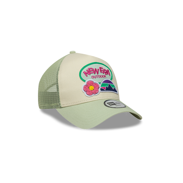 New Era Outdoor 9FORTY A-FRAME Trucker Snapback para Niña