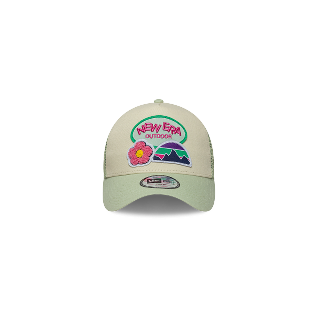 New Era Outdoor 9FORTY A-FRAME Trucker Snapback para Niña