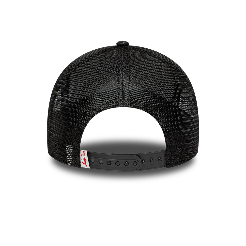 New Era Branded Patch Denim 9FORTY A-FRAME Trucker Snapback