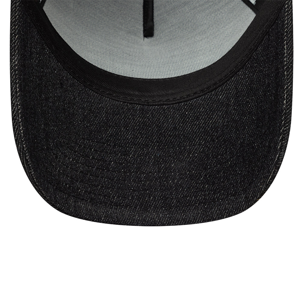New Era Branded Patch Denim 9FORTY A-FRAME Trucker Snapback