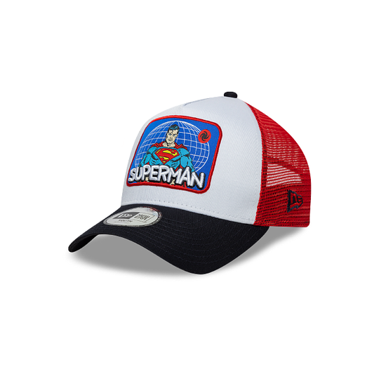 Superman 9FORTY A-Frame Trucker Snapback para Niño