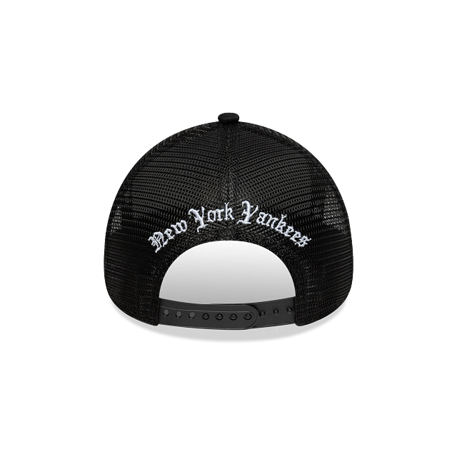 New York Yankees MLB Wordmark 9FORTY A-Frame Trucker Snapback