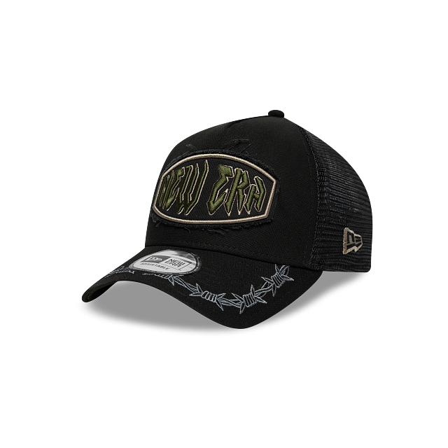 New Era Distressed Patch 9FORTY A-Frame Trucker Snapback