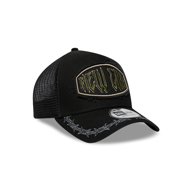 New Era Distressed Patch 9FORTY A-Frame Trucker Snapback