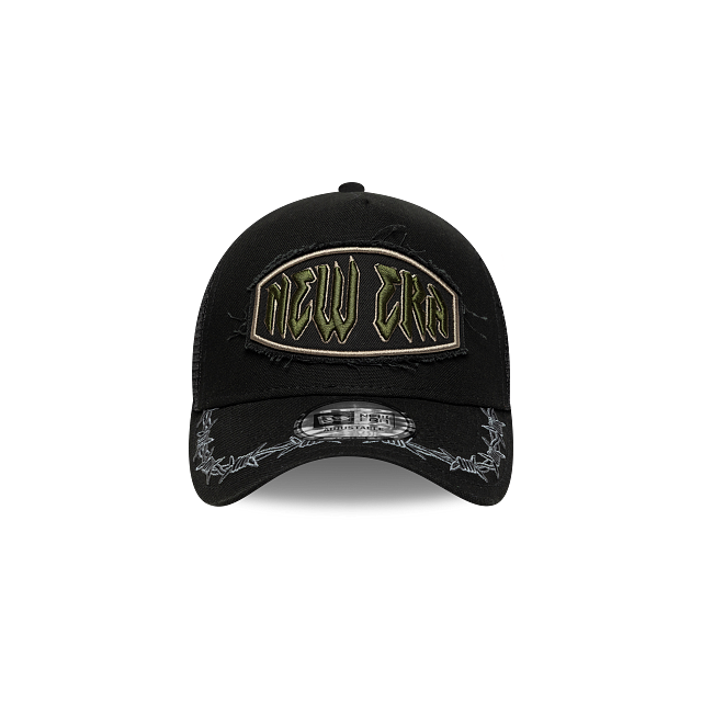 New Era Distressed Patch 9FORTY A-Frame Trucker Snapback